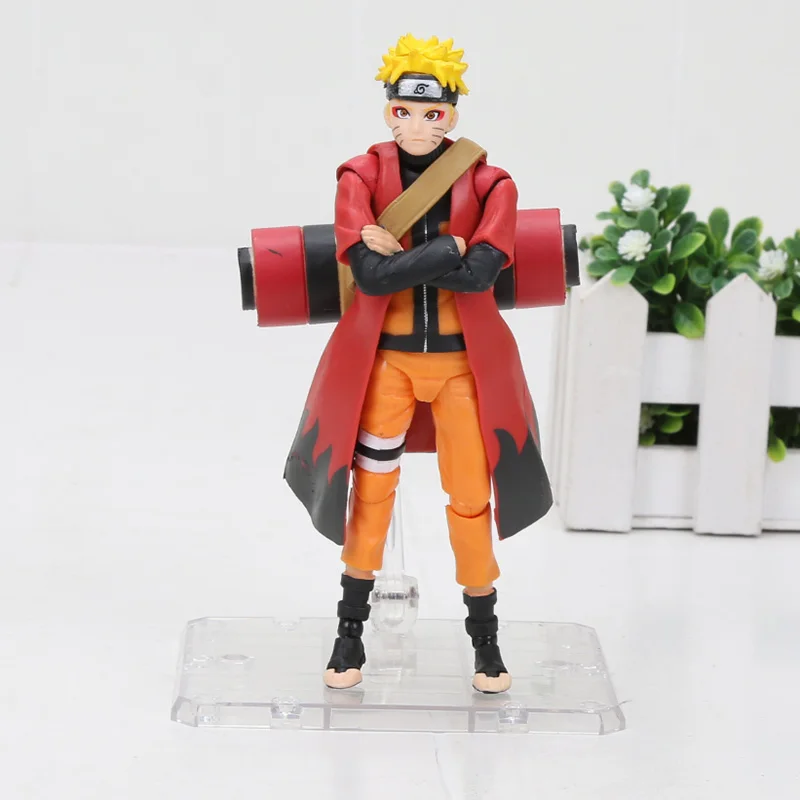 Goedkoop 13 14 cm Figurine Naruto Uzumaki Sage Mode Naruto Shippuden Action Figure BORUTO Uzumaki Collection Model Toy Boruto Beeldje