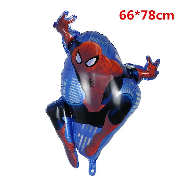 batman spiderman iron man hulk balloon party supplies superhero balloons superman baby super big hero happy birthday ballons toy - Цвет: 1pc