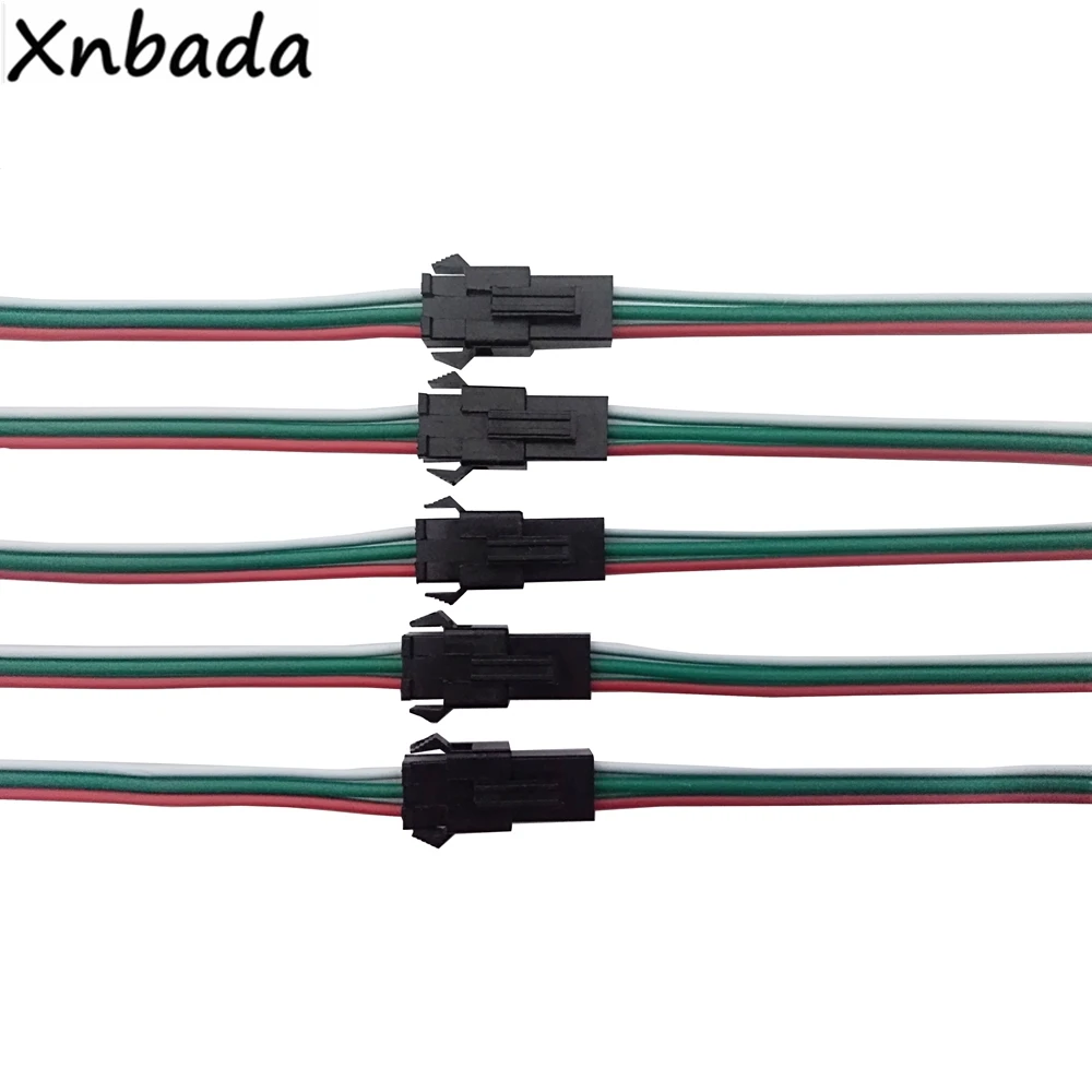 10 пар см 3Pin JST разъем гнездовой и наружный Разъемы 22AWG красный зеленый белый