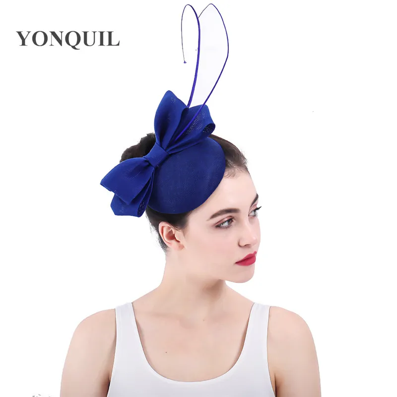 royal blue occasion hat