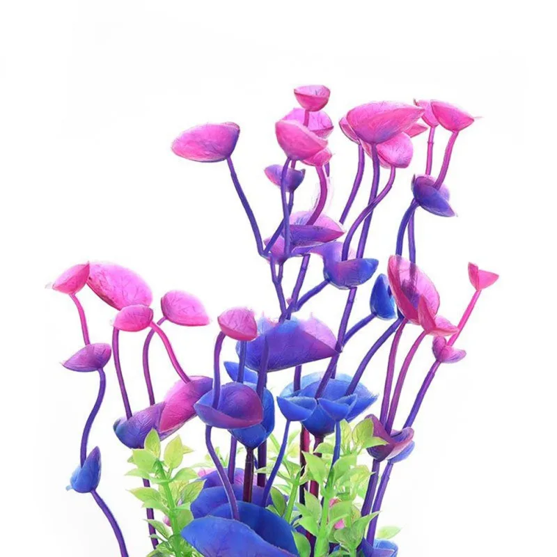 Чудо-трава Пластик аквариумные растения декоративное украшение для аквариум для рыб танк погружной Цветок Трава