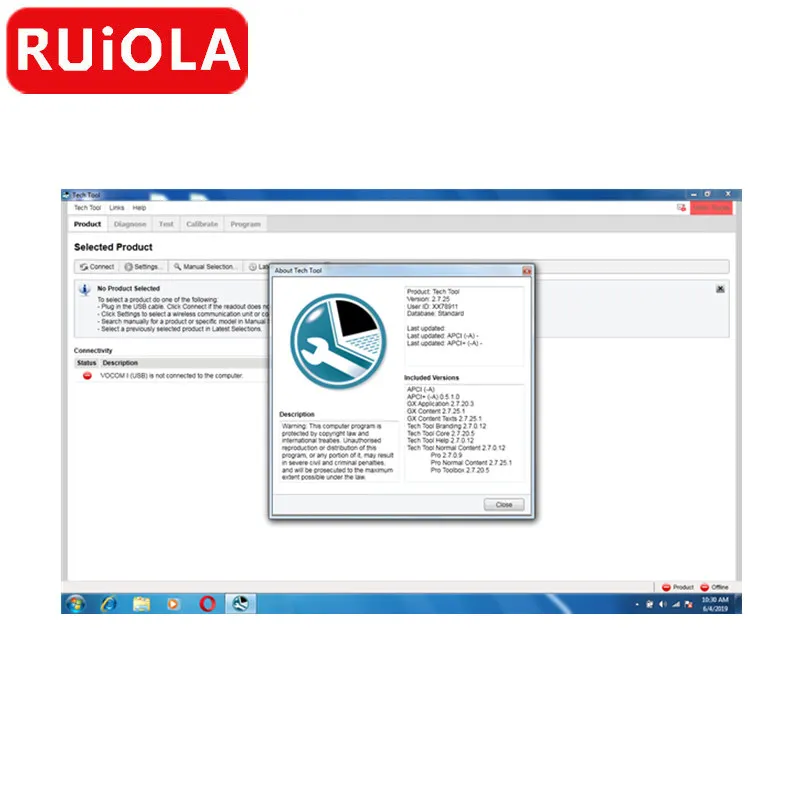 

Premium Tech Tool PTT 2.7.25 VCADS 2019 REAL Development for volvo Trucks with developer tool