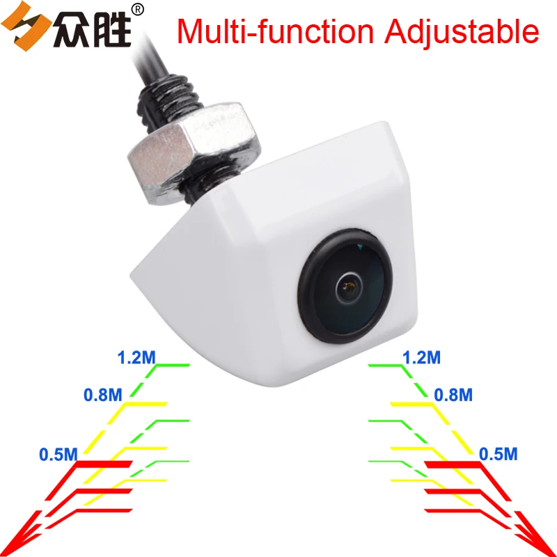 

Car Rear View Camera with Built-in Adjustable Function HD Car Reverse Parking Backup Rearview Camera For LCD TFT Parking Monitor