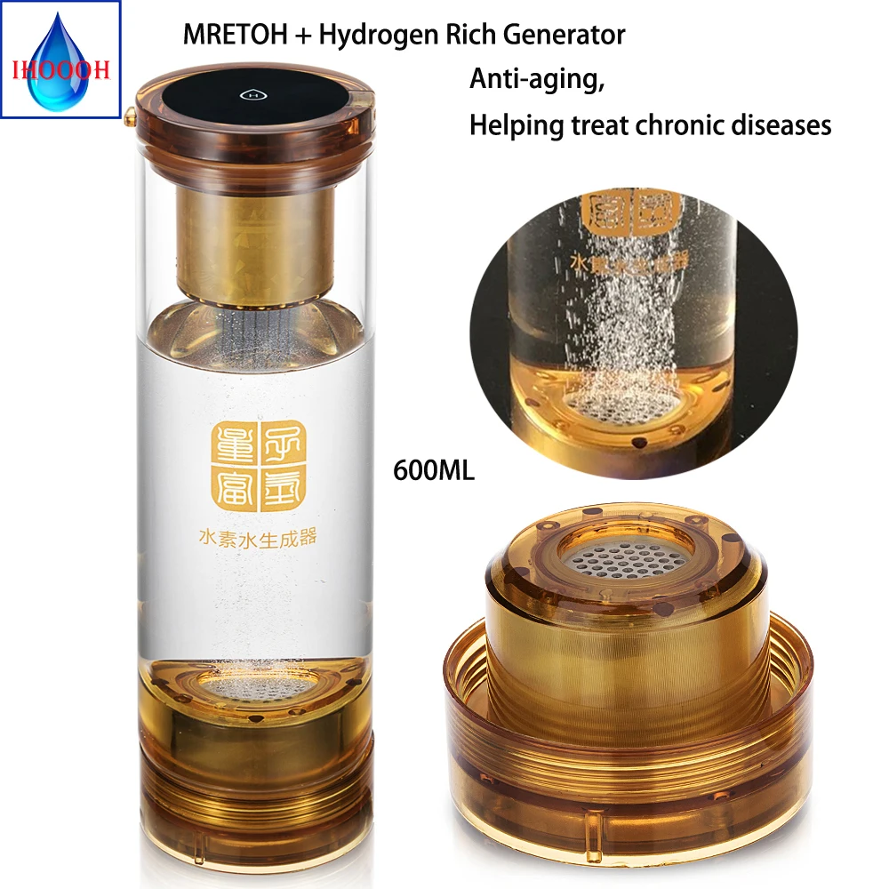 

H2 generator water cup and MRETOH 7.8Hz Improve sleep Postpone aging beauty maintenance Electrolysis Hydrogen water generator