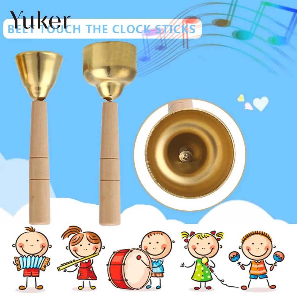 L/S Music Gift Hand Held Bells Musical Instruments Practical Finger