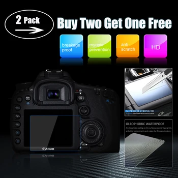 

2 Pack Original 9H Camera Tempered Glass LCD Screen Protector For PENTAX K30 K50 KS2 K70 K3 K5II K5 II 3 INCH Camera LCD Film