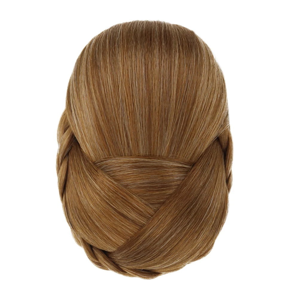 Elastique Cheveux шиньон аксессуары для волос булочки крышка коричневый Плетеный булочка для волос клип в волосы удлинительные накладки для