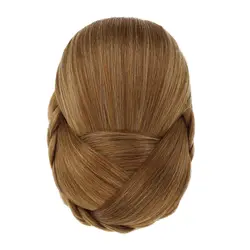 Elastique Cheveux шиньон аксессуары для волос булочки крышка коричневый Плетеный булочка для волос клип в волосы удлинительные накладки для