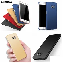 Ультра тонкий матовый жесткий пластик чехол для Galaxy S9/S8/Plus/C7/C9/J510/J710/(J5 J7) Prime гибкий Корпус задняя защитная крышка из прочного 100 шт