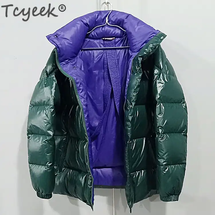 casaco nylon comprido