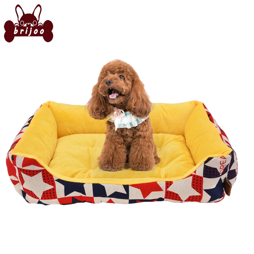 Brijoo Pet Dogs Beds For large Dog Durable Bottom Soft Material Nest Dog Baskets Fall and Winter Warm Kennel Pet Products