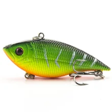 1pcs Winter font b Fishing b font Lures Hard Bait VIB With Lead Inside Lead Fish