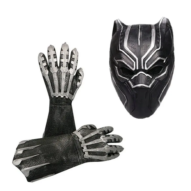 black panther football gloves