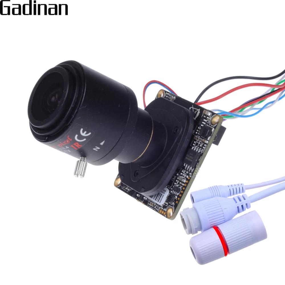 Сетевая мини ip камера H.265 1080 P 2.0мп Hi3516CV300 ONVIF 2 8 12 мм ручной зум объектив с