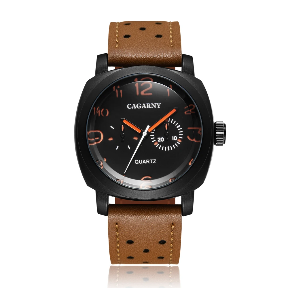 Men's Fashion Casual Sport Quartz Watch Mens Wrist Watches Top Brand Luxury Leather Drop Shipping Wristwatch Male Clock drop cheap price promotion (5)