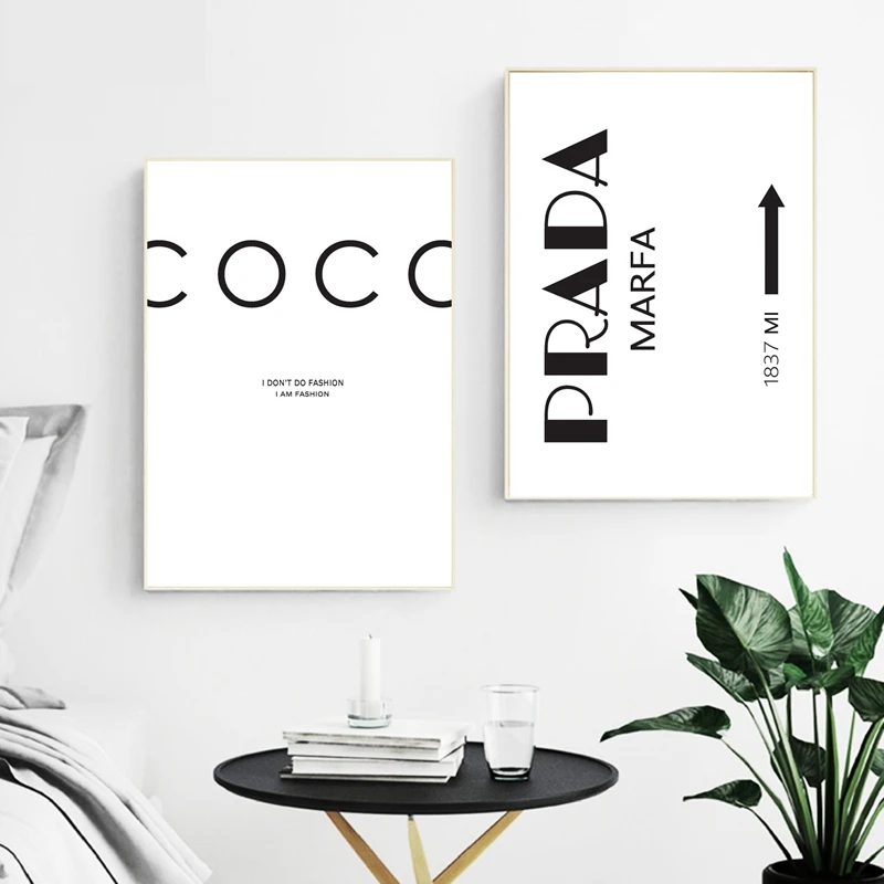 

Scandinavian Decor I don't do fashion Nordic Art Decor Posters and Prints Wall Pictures for Living Room Wall Art Canvas Prints