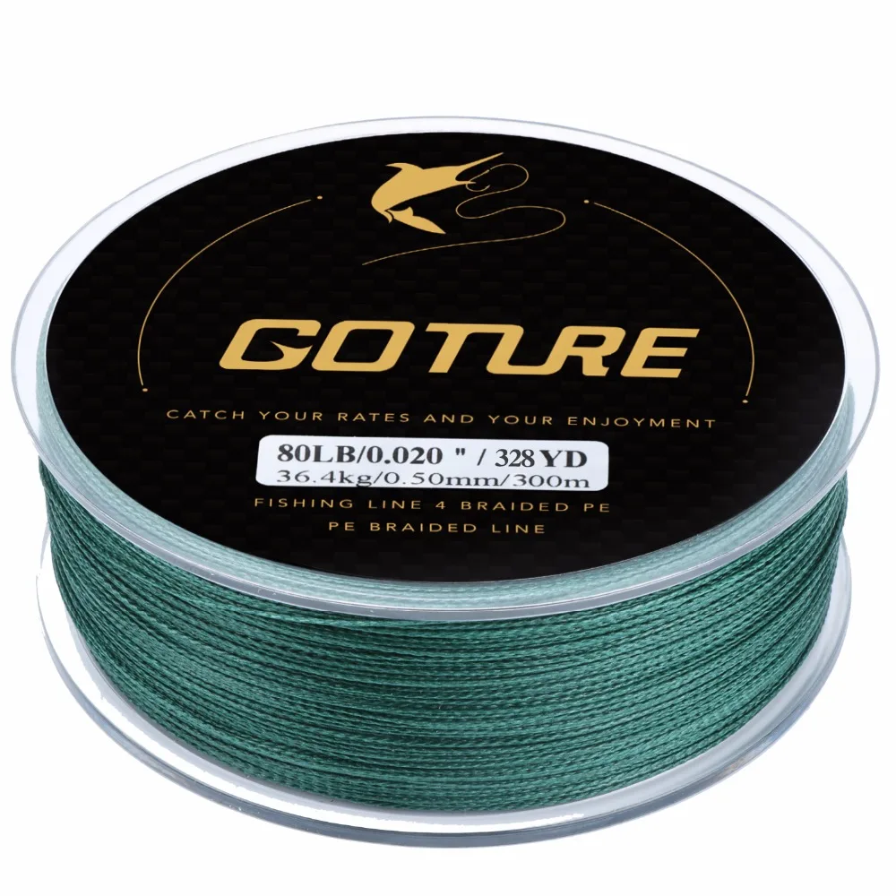 Buy Goture Dark Green Braided Fishing Line 20LB 30LB