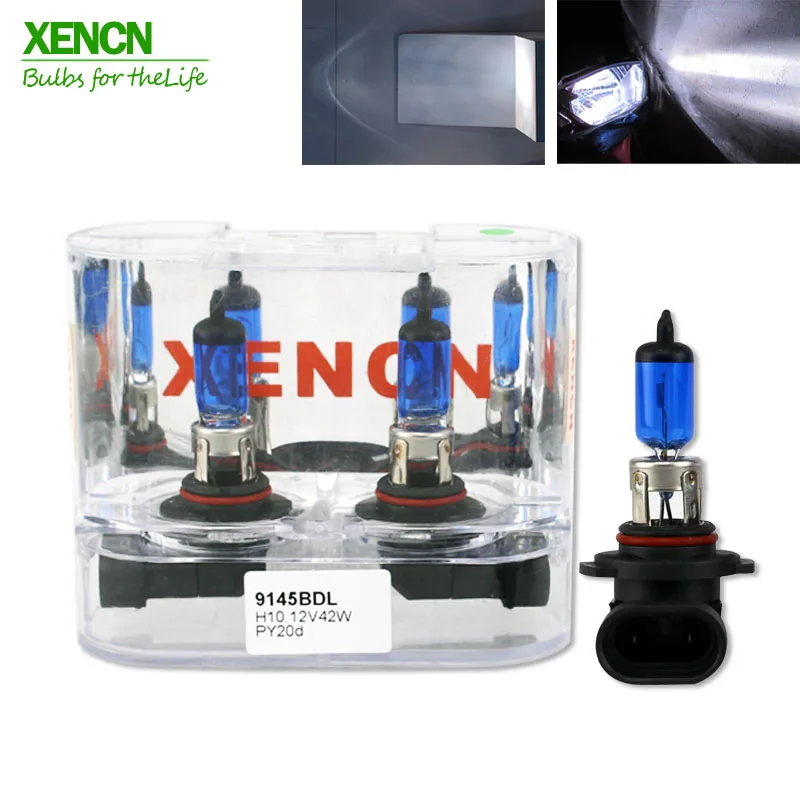 Галогенные автомобильные лампы XENCN H10 9145 12 В 42 Вт PY20D 5300K на 30% больше легкости 75 м