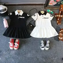 Летнее повседневное Спортивное платье для девочек