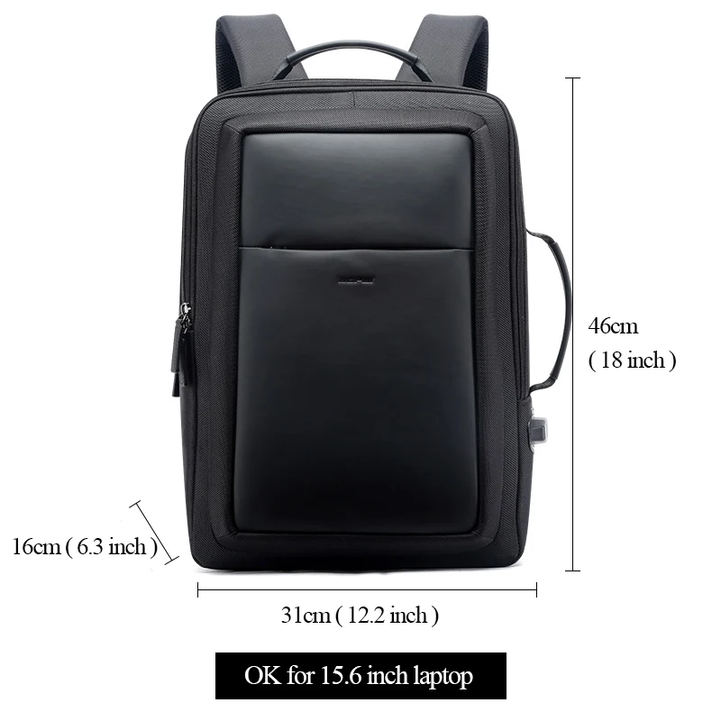 BOPAI back pack mochila masculina USB зарядка рюкзак для мужчин 15,6 дюймов тетрадь школьные ранцы черный Прохладный Путешествия Рюкзаки для