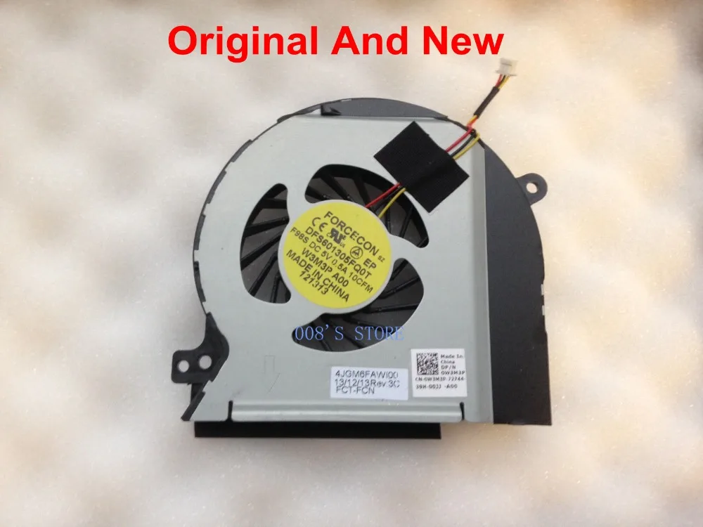Новый вентилятор охлаждения процессора ноутбука для Dell XPS 15 L501X L502X L701X L702X от FORCECON