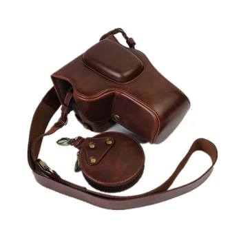 

Digital Camera Leather Case Cover For Nikon D3400 D3200 D3300 D3000 18-55mm VR Camera Case Battery Opening With Storage Bag