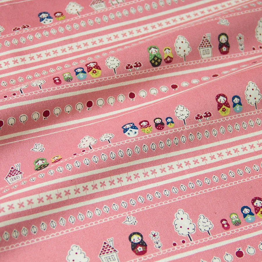 Half-Meter Japanese Kokka Oxford Cotton Fabric Patchwork Quilting Textile For Sewing Doll A | Дом и сад