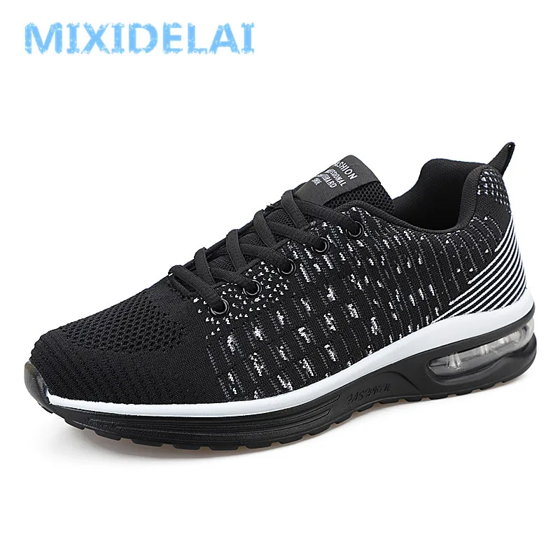

2019 Spring/Autum New Mesh Men Casual Shoes Lace-Up Men Shoes Lightweight Comfortable Breathable Walking Sneakers Size 38-45