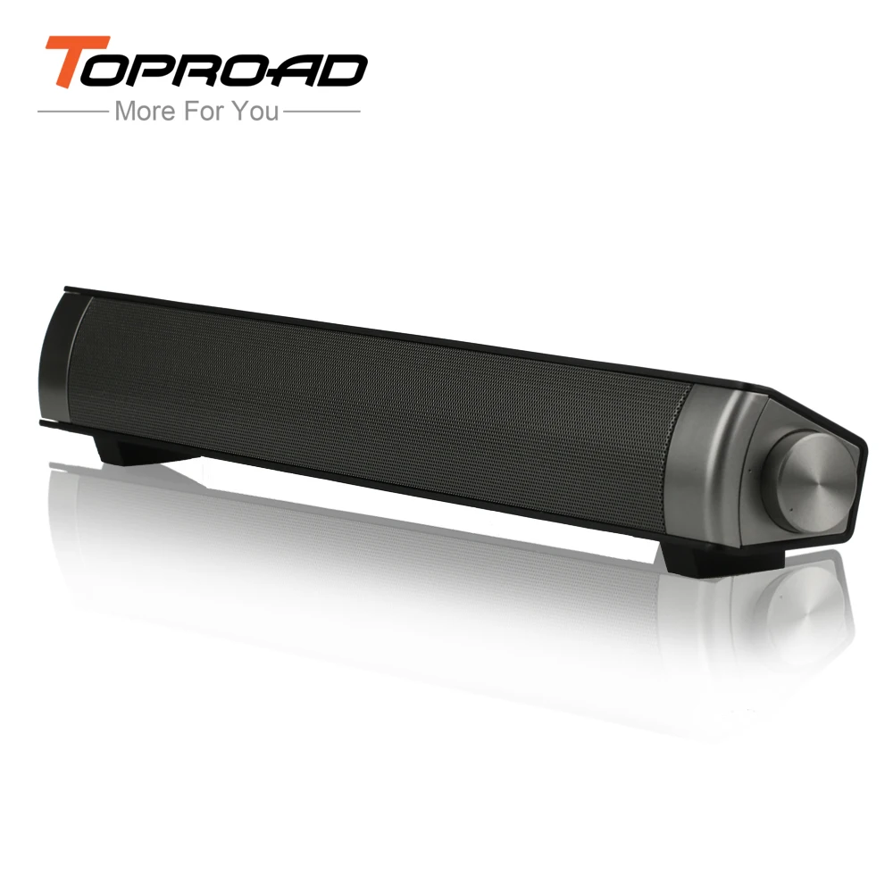 

TOPROAD Powerful Bluetooth Soundbar TV sound Soundbar LP-08 HIFI Mini Altavoz USB Soundbar Speaker For Computer PC Tablet TV