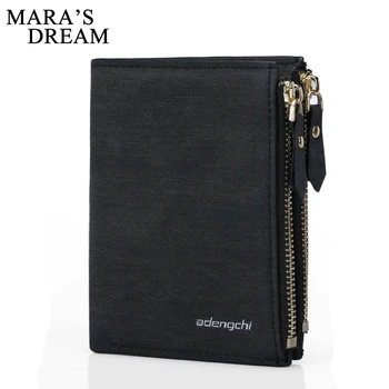 

Mara's Dream RFID Theft Protec Coin Bag Zipper Men Wallets Famous Brand Mens Wallet Male Money Purses Wallets New Men Wallets