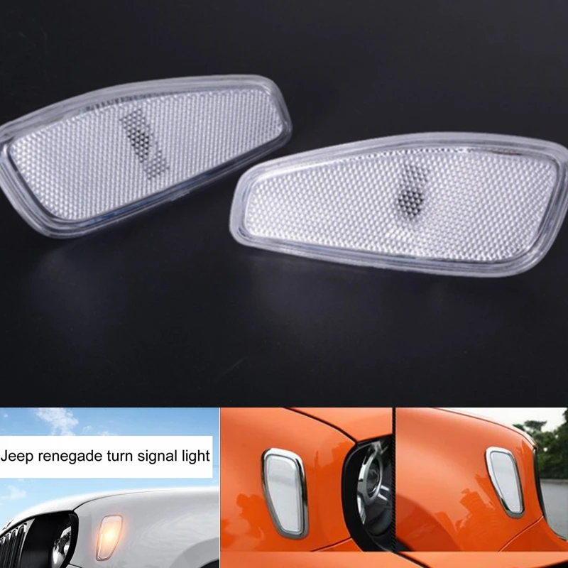 

For Jeep Renegade 2014-2016 Side Reflection WarningTurn Signal Light Lamp Front Turn Side Signals Lights For Jeep Rendgade