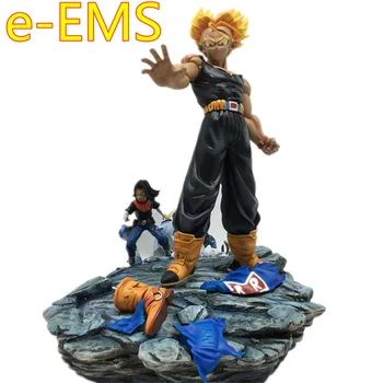 

Dragon Ball DBZ Super Saiyan Trunks Android #17 Battle 1/6 GK Resin Statue Action Figure Collection Model Toy G2347