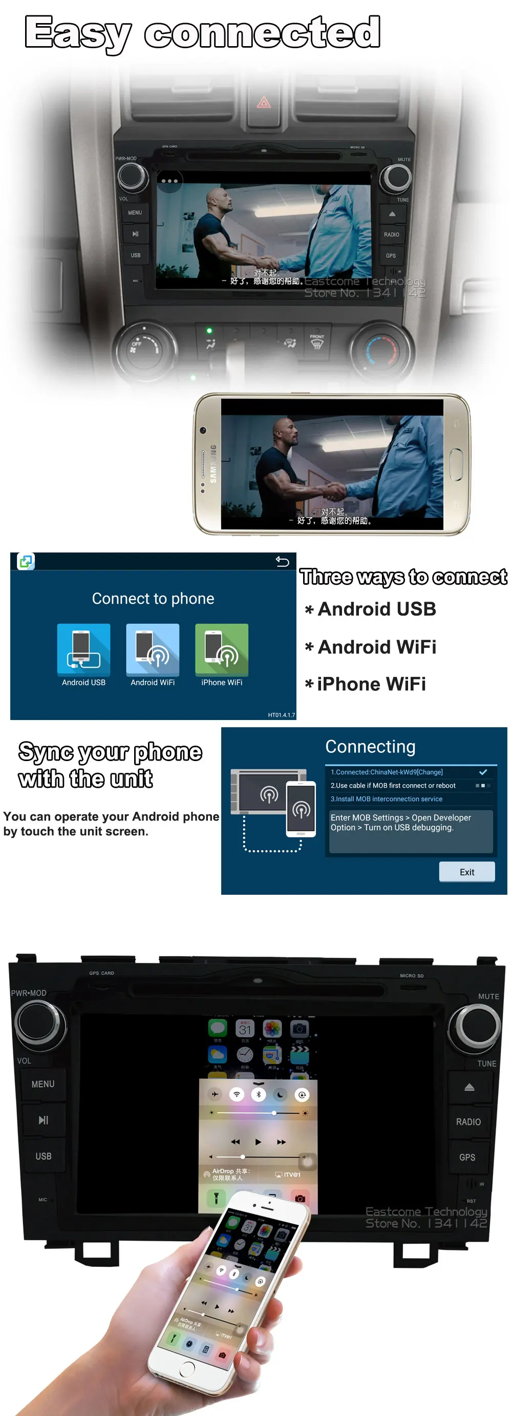 Top Octa Core 2 Din Android 6.0 Car DVD Automotivo For Honda CRV 2006 2007 2008 2009 2010 2011 With Radio Rear View Camera Bluetooth 13