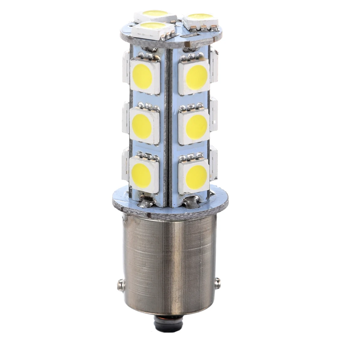 Белый 1156 P21W BA15S R10W 18 светодиодный 5050 SMD Хвост тормозной сигнал Сторона лампа 12 В