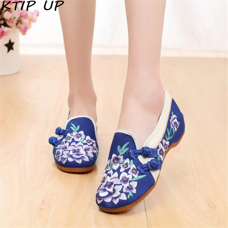 

Shoes Woman Flats Autumn Espadrilles Ethnic Chinese Ladies Shoes Comfort Flats Women Shoes Embroidered Zapatillas Mujer