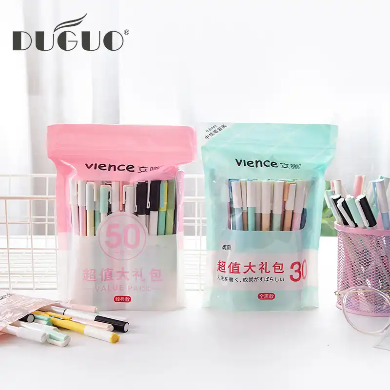 Duguo Milye Kancelyarskie Prinadlezhnosti Dlya Studentov Firmennaya Ruchka Yuzhnaya Koreya Kancelyarskie Prinadlezhnosti Milyj Multfilm 30 50 Sht Gelevaya Ruchka 0 5 Uglerodnaya Ruchka Gelevye Ruchki Aliekspress