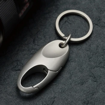 

Creative Shape 304 Stainless Steel Men Keychain Car Key Chain Soft Touch Key Ring Holder Bag Charm Pendant Best Gift Accessories