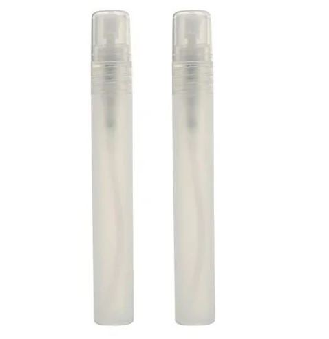 

2Pcs Empty 10Ml Clear Fine Mist Atomizer Glass Bottle Spray Refillable Perfume Empty Bottle Glass Clean Cloth For Travel Party P