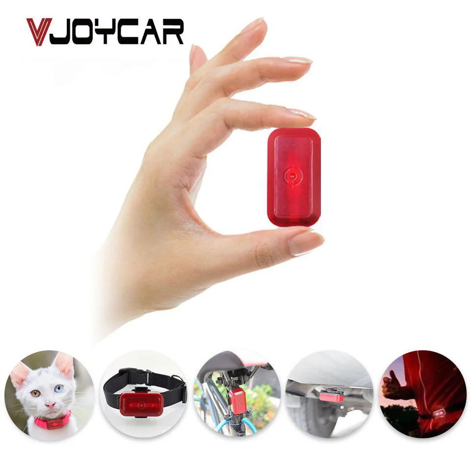VJOYCAR T630 Collar Mini Dog GPS Tracker Children Pets Kids Bikes Bag Waterproof Tracking Locator Standby 7 Days FREE Software