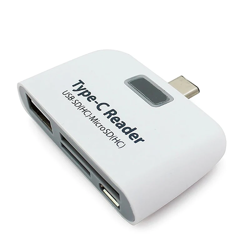 USB3.1 Тип-C Card Reader USB-C к USB2.0 SD Micro USB многофункциональный конвертер для телефона/компьютера дата передачи Применение 3 в 1