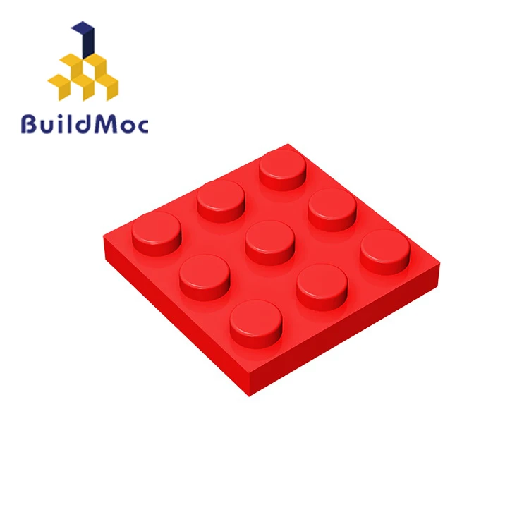 BuildMOC совместимые сборы частицы 11212 3x3 для строительных блоков DIY образовательные