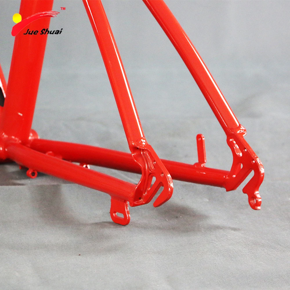 Flash Deal JS 700C Steel Frame Colorful MTB Customized Print Used For mountain Myb Bicycles Frame Bike Bicycle Parts High Quality 4