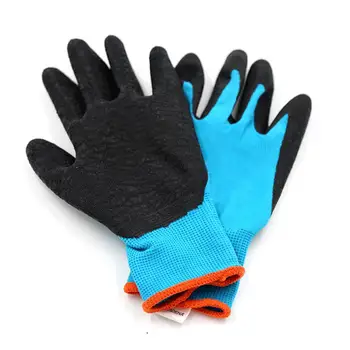 

1pair Latex Gloves Garden Hand Gloves Waterproof Stab-resistant Anti-slip Non-slip Gloves For Gardening Fishing Woodworking