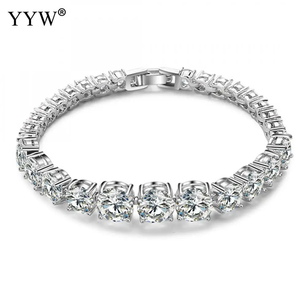 Cubic Zirconia Bracelets for Women Brass Bracelets Bangles Women