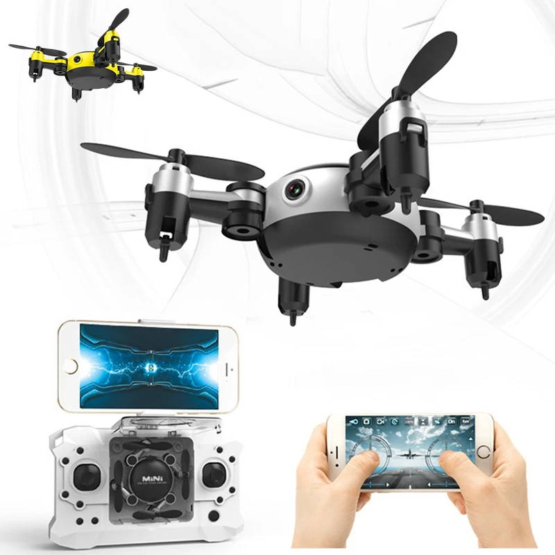 

Mini Drone RC Quadcopter Rc Helicopte KY901 2.4GHz 6-Axis Gyro 3D KY901 Foldable Yellow Silver Kids Children Gifts GPS Function