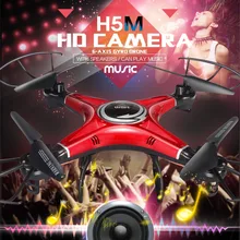 JJRC H5M Music Drones Quadcopters With Speaker Hexacopter Professional Rc Dron Flying Helicopter Camera Copter New