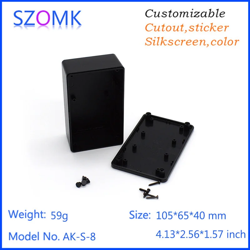 plastic enclosure for electronics control box szomk diy enclosure junction box plastic housing small abs instrument enclosure distribution box black plastic box enclosure electronics case   (25).jpg