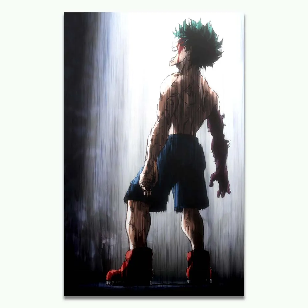 

My Hero Academia Japanese Anime Art Silk Boku No Hero Academia Poster Print Cartoon Decorative Painting Home Decoration