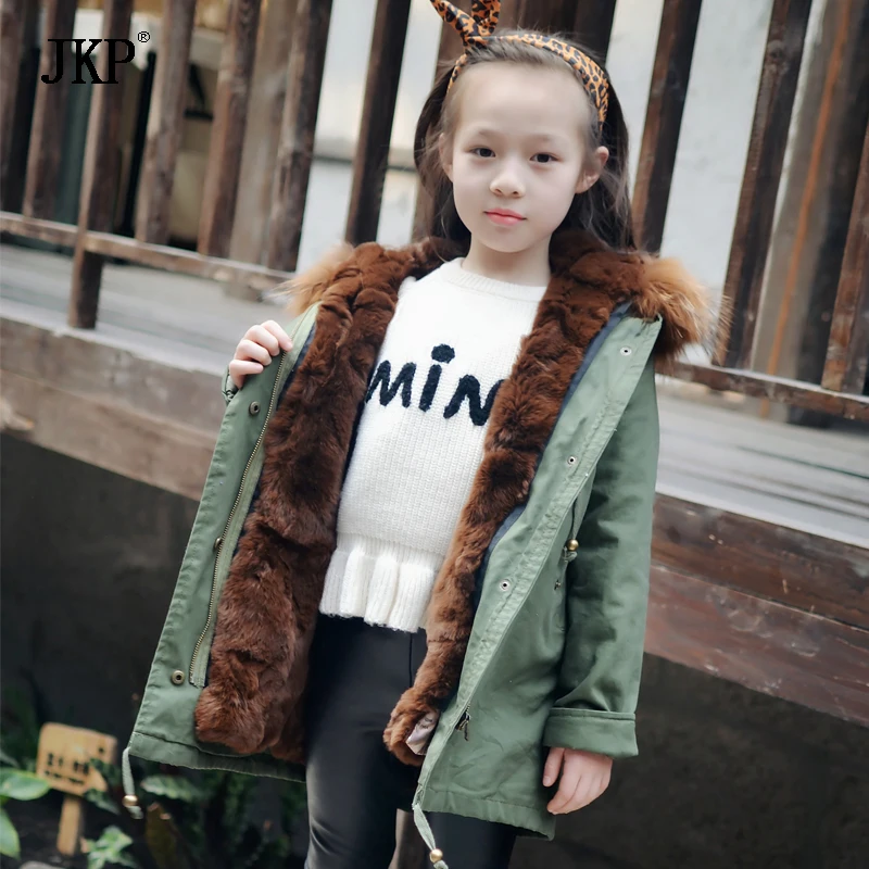 g e Hiver Manteau Rex Doublure Détachable b c En De f Capuchon A d Col Veste Outwear Femme Fourrure Raton 2017 Laveur Grand Armée Parkas À Lapin Vert wZpz4H