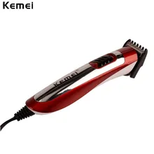 Kemei Cheap Corded Electric Hair Clipper Professional Hair Trimmer with titanium steel blade Low vibration and low noise design